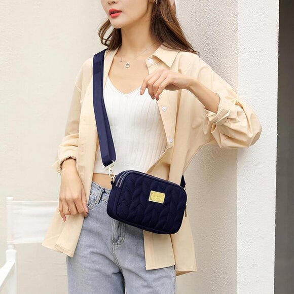 Small Crossboby Purse for Women - Waterproof Nylon Crossbody Phone Purse Shoulde - Picture 7 of 7